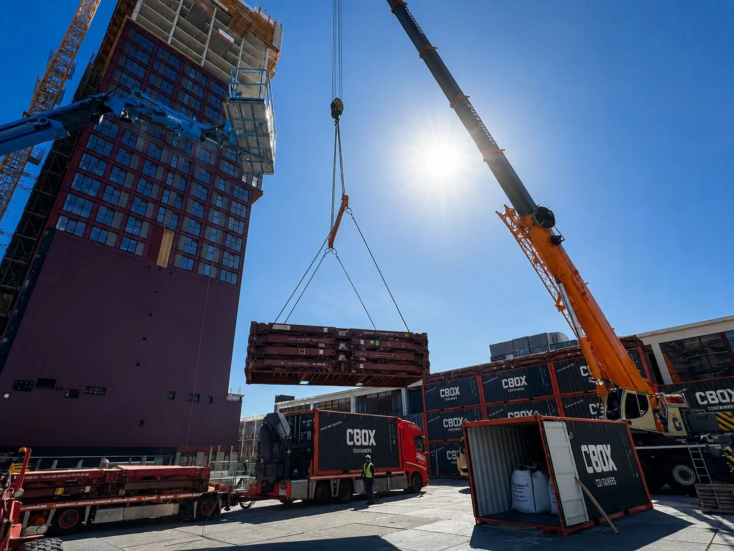 Open-sided platforms for heavy, oversized and irregular cargo.