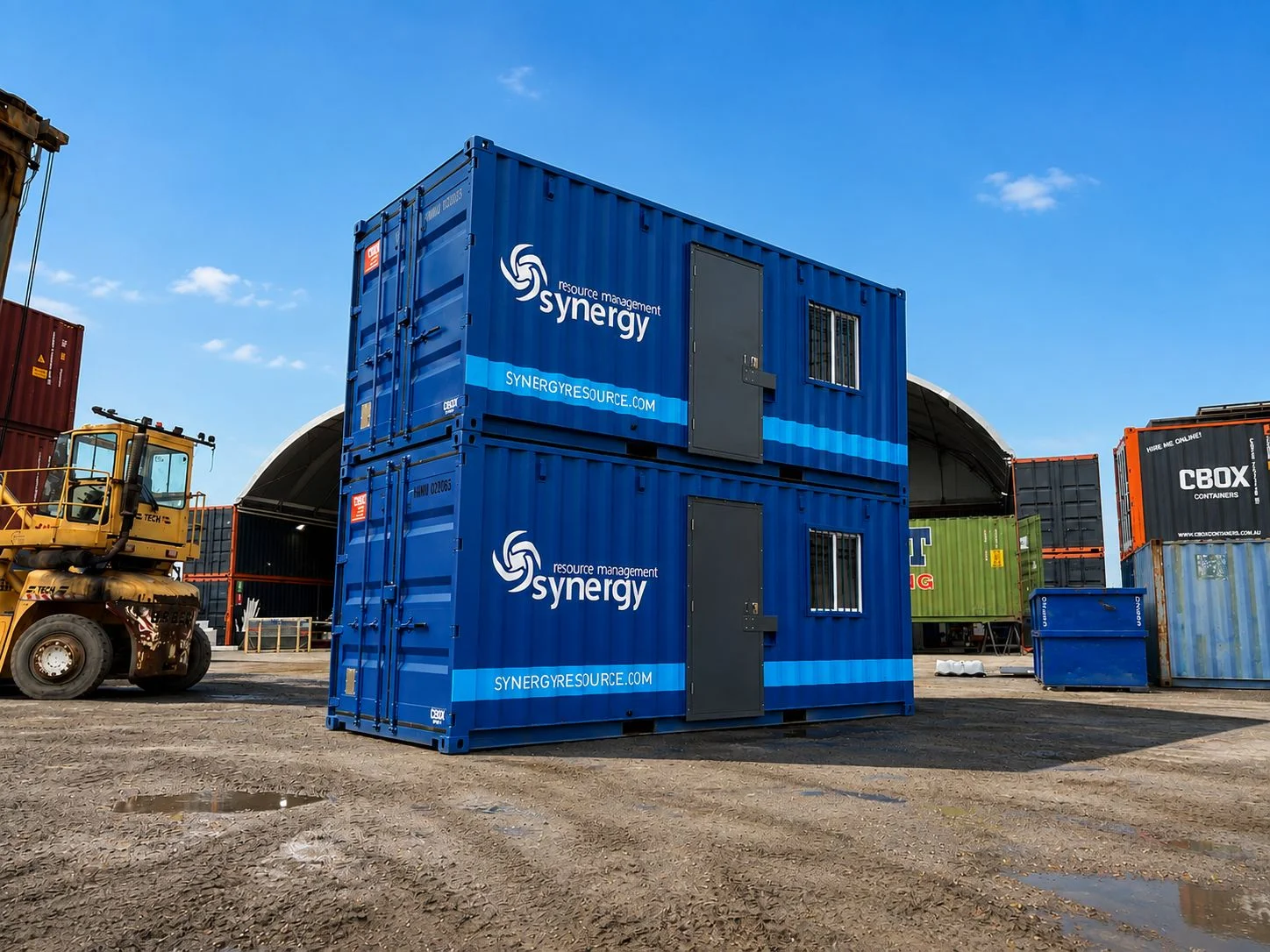 Modified shipping container