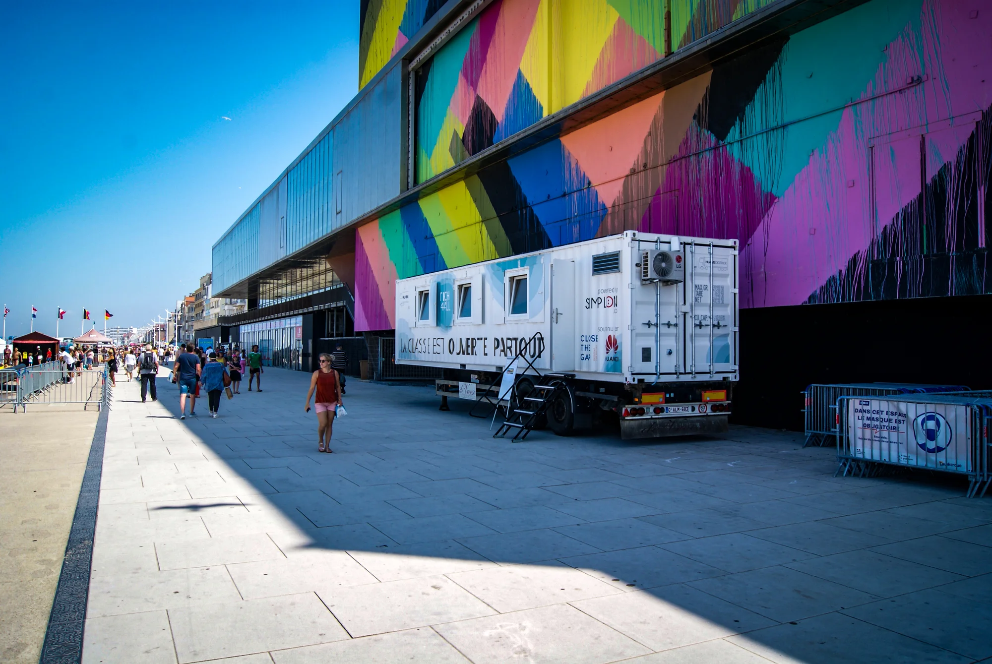 Close the Gap DigiTruck deployed as a mobile classroom for digital education